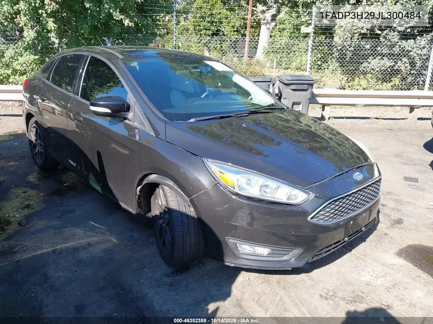 FORD FOCUS 2018, VIN 1FADP3H29JL300484