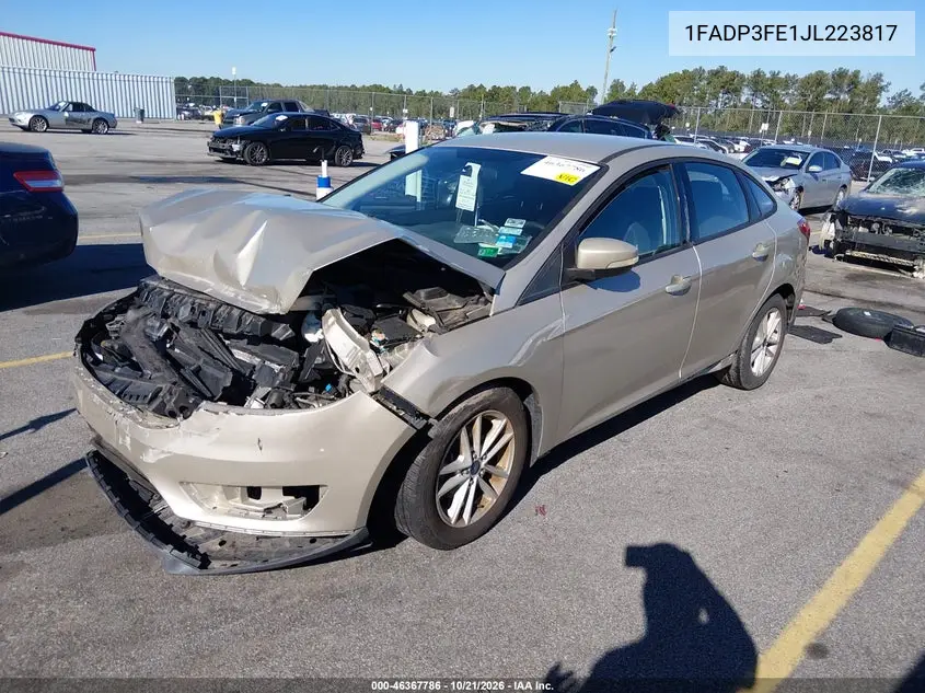 2018 FORD FOCUS VIN 1FADP3FE1JL223817 — фото 2