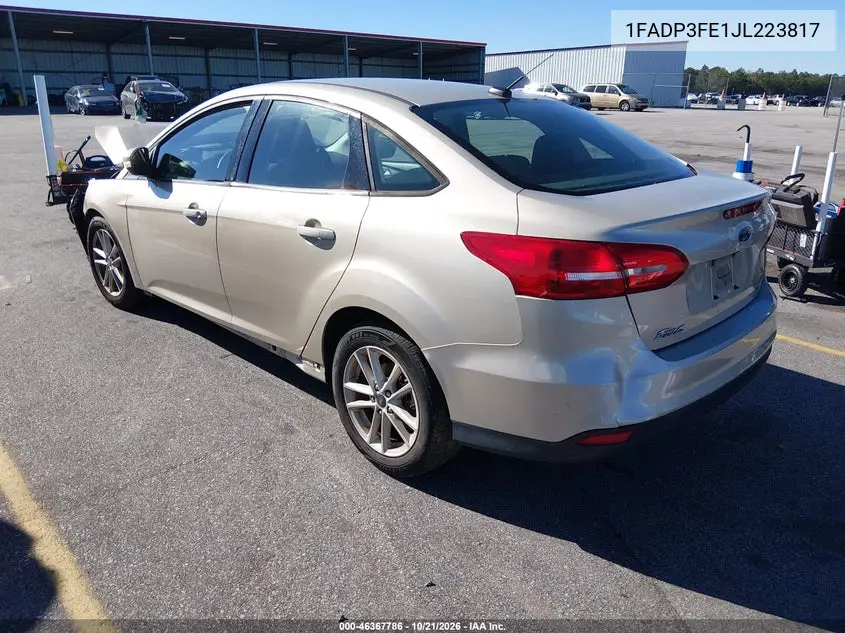 2018 FORD FOCUS VIN 1FADP3FE1JL223817 — фото 3