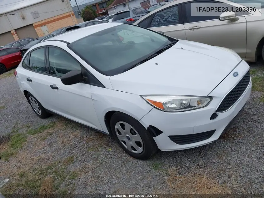 2018 FORD FOCUS VIN 1FADP3E23JL203396 — фото 2
