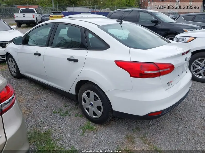 2018 FORD FOCUS VIN 1FADP3E23JL203396 — фото 3