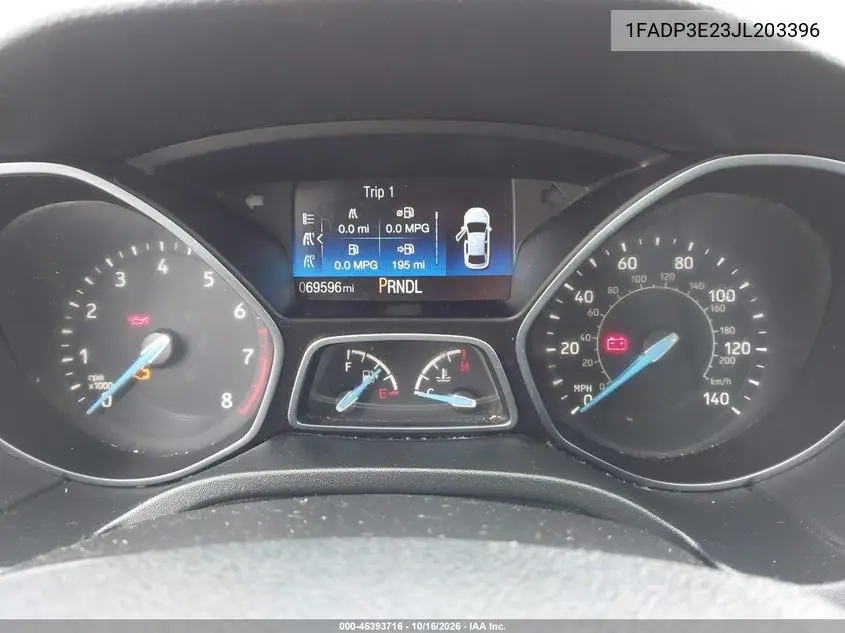 2018 FORD FOCUS VIN 1FADP3E23JL203396 — фото 7