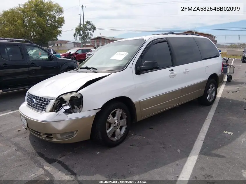 2004 FORD FREESTAR VIN 2FMZA58264BB02099 — фото 2