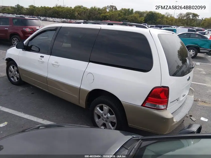 2004 FORD FREESTAR VIN 2FMZA58264BB02099 — фото 3