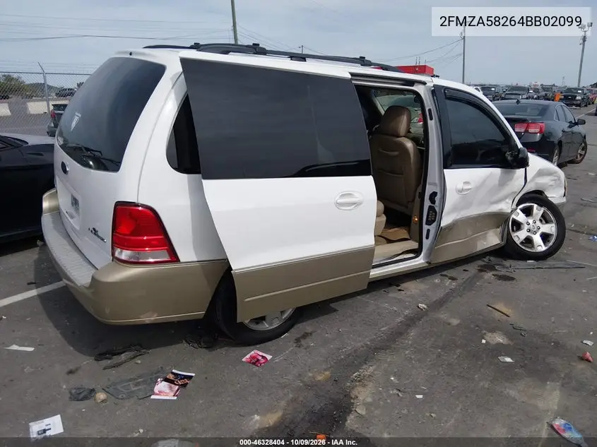 2004 FORD FREESTAR VIN 2FMZA58264BB02099 — фото 4