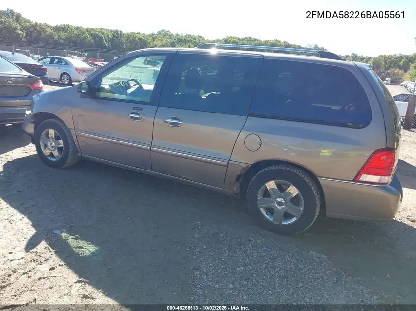 2006 FORD FREESTAR VIN 2FMDA58226BA05561 — фото 3