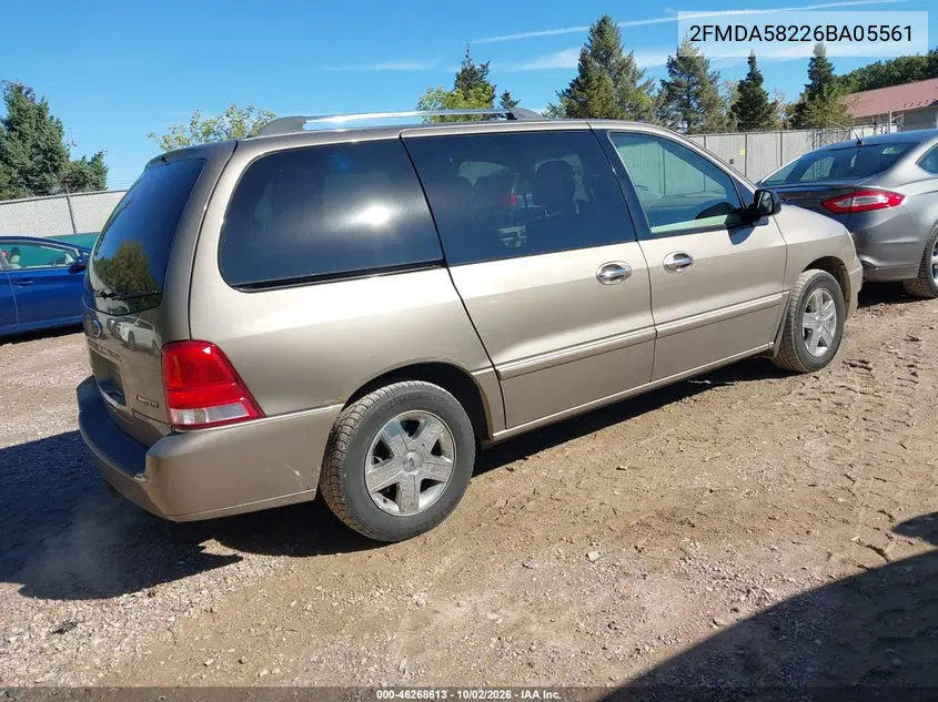 2006 FORD FREESTAR VIN 2FMDA58226BA05561 — фото 4