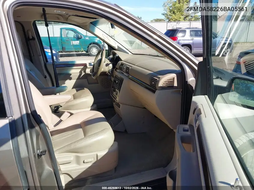 2006 FORD FREESTAR VIN 2FMDA58226BA05561 — фото 5