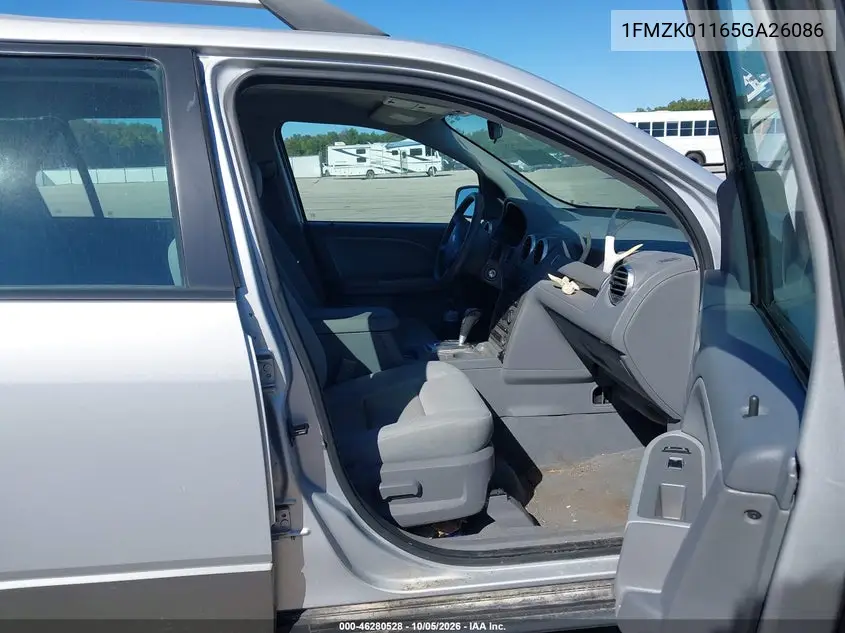 2005 FORD FREESTYLE VIN 1FMZK01165GA26086 — фото 5