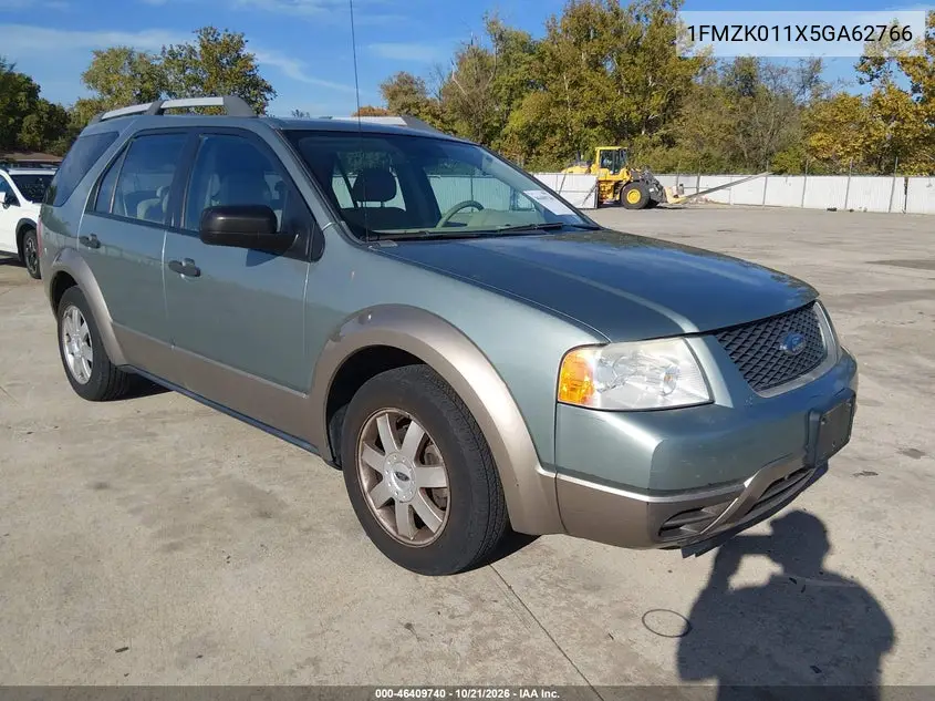 FORD FREESTYLE 2005, VIN 1FMZK011X5GA62766