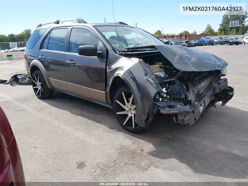 FORD FREESTYLE 2006, VIN 1FMZK02176GA42927