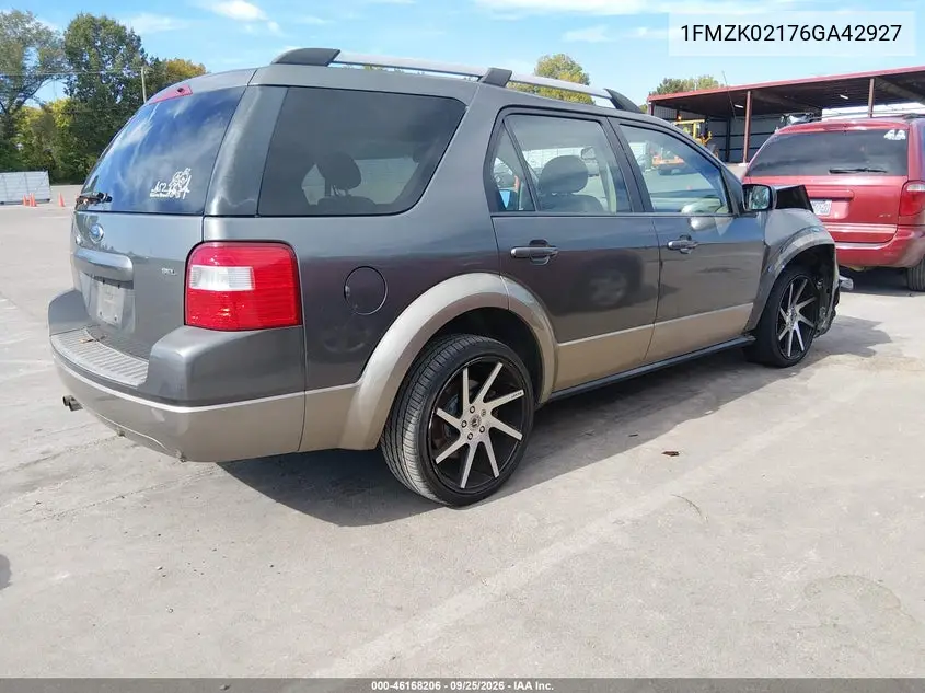 2006 FORD FREESTYLE VIN 1FMZK02176GA42927 — фото 4