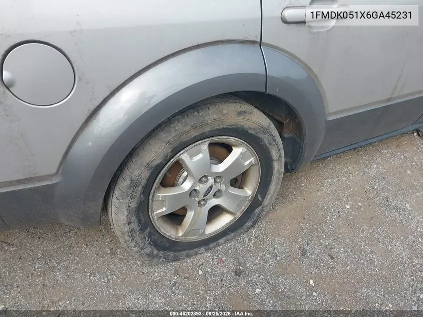 2006 FORD FREESTYLE VIN 1FMDK051X6GA45231 — фото 13