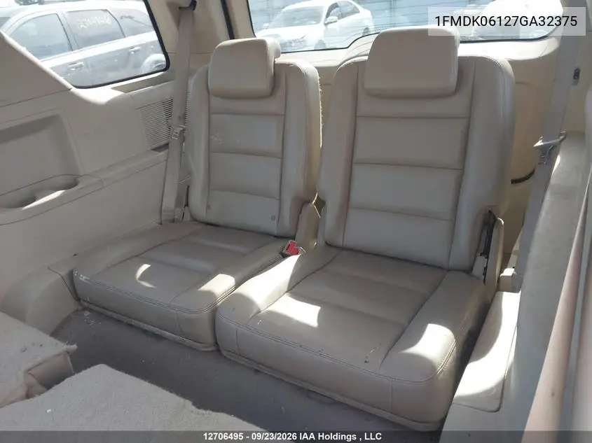 2007 FORD FREESTYLE VIN 1FMDK06127GA32375 — фото 20