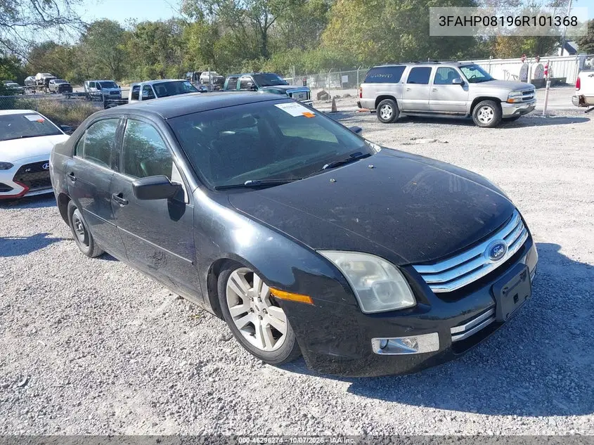 FORD FUSION 2006, VIN 3FAHP08196R101368