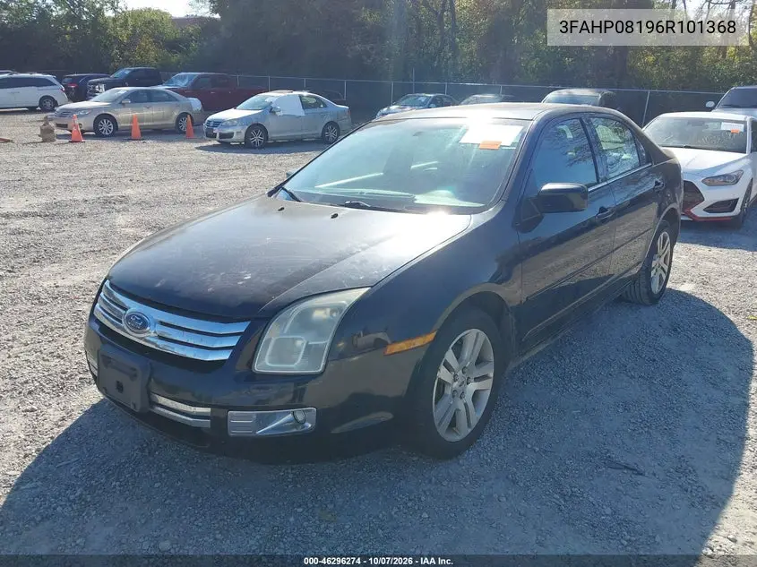 2006 FORD FUSION VIN 3FAHP08196R101368 — фото 2