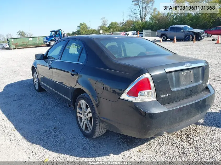2006 FORD FUSION VIN 3FAHP08196R101368 — фото 3
