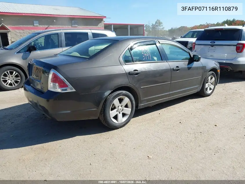 2006 FORD FUSION VIN 3FAFP07116R110879 — фото 4
