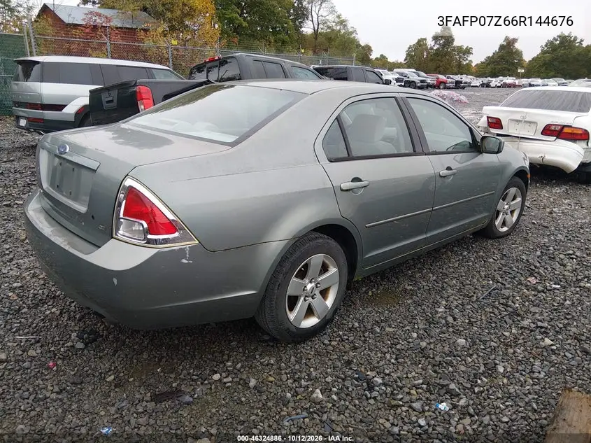 2006 FORD FUSION VIN 3FAFP07Z66R144676 — фото 4