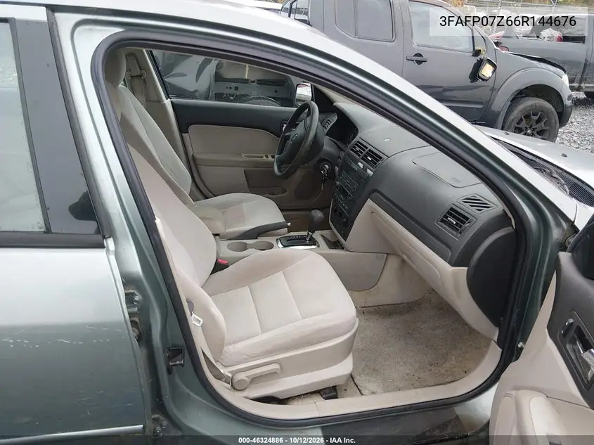 2006 FORD FUSION VIN 3FAFP07Z66R144676 — фото 5