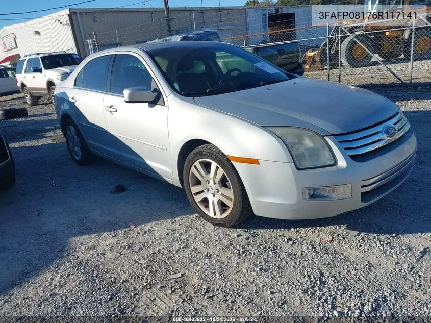 FORD FUSION 2006, VIN 3FAFP08176R117141