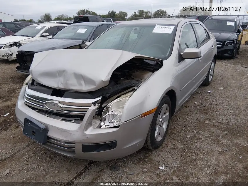 2007 FORD FUSION VIN 3FAHP07Z77R261127 — фото 2