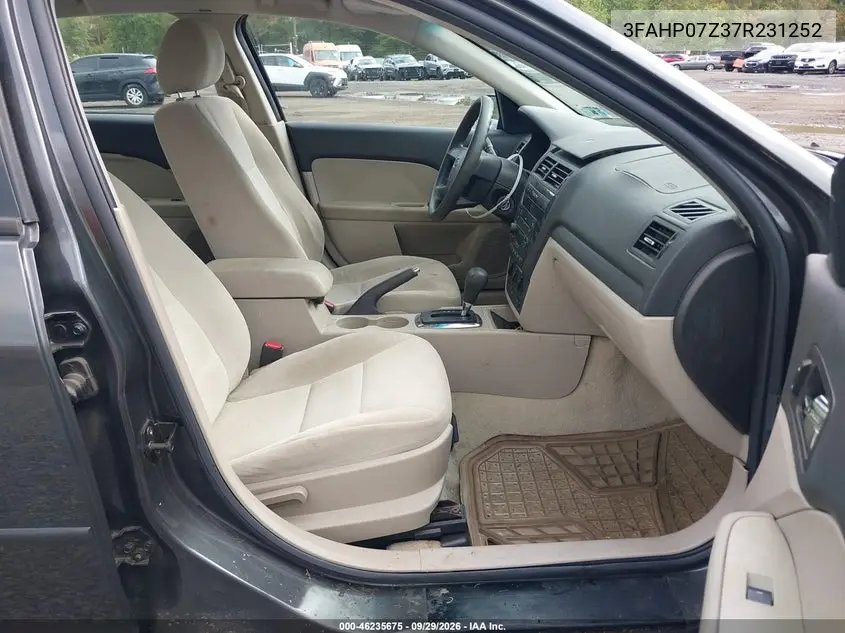 2007 FORD FUSION VIN 3FAHP07Z37R231252 — фото 5