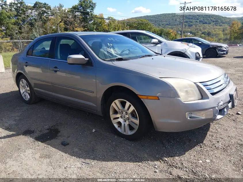 FORD FUSION 2007, VIN 3FAHP08117R165678