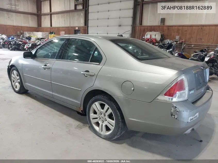 2008 FORD FUSION VIN 3FAHP08188R162889 — фото 3