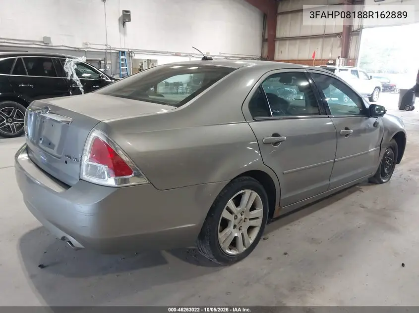 2008 FORD FUSION VIN 3FAHP08188R162889 — фото 4