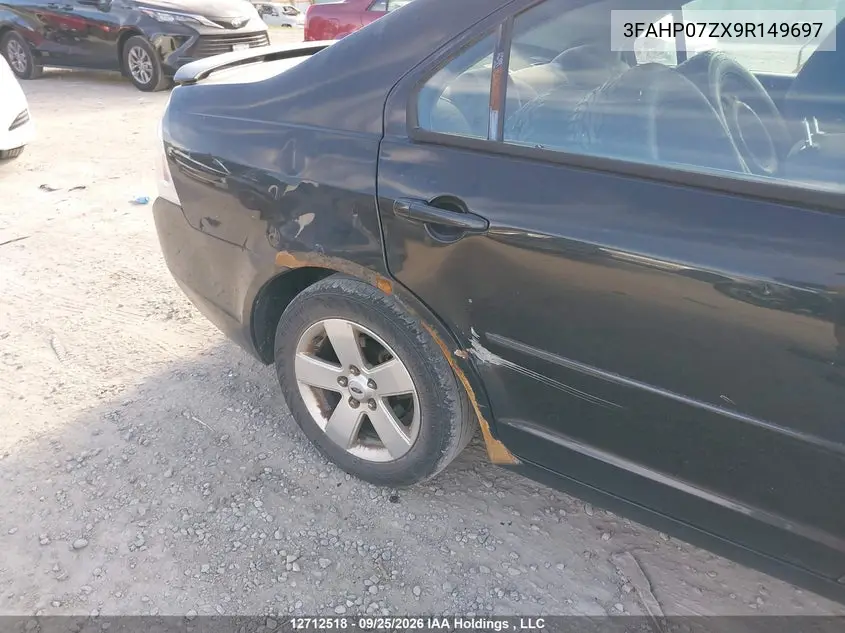 2009 FORD FUSION VIN 3FAHP07ZX9R149697 — фото 6