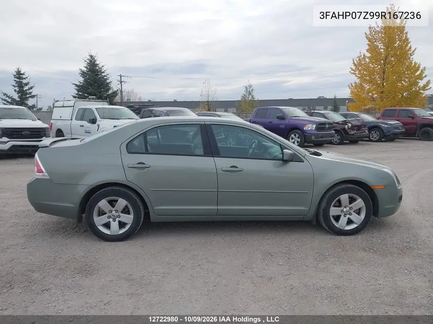 2009 FORD FUSION VIN 3FAHP07Z99R167236 — фото 13
