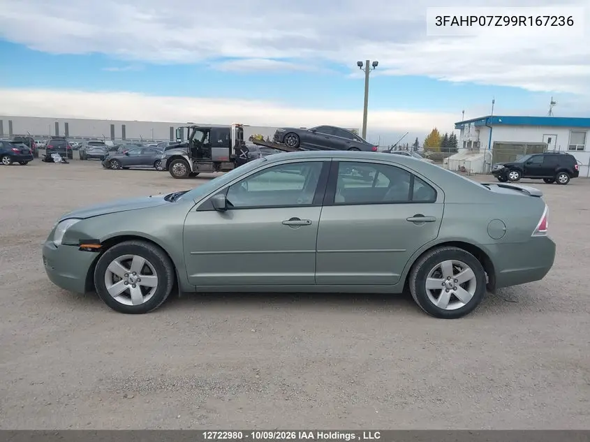 2009 FORD FUSION VIN 3FAHP07Z99R167236 — фото 14