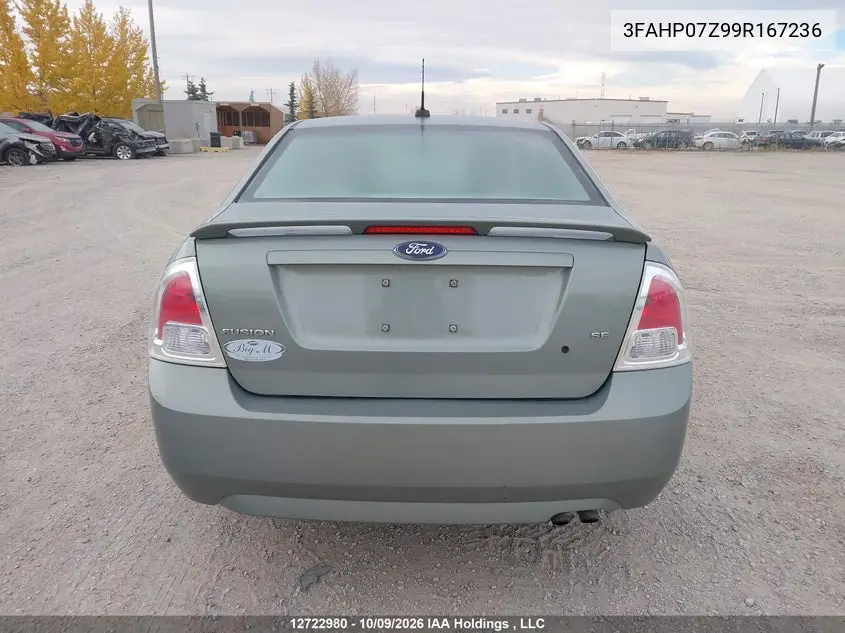 2009 FORD FUSION VIN 3FAHP07Z99R167236 — фото 16