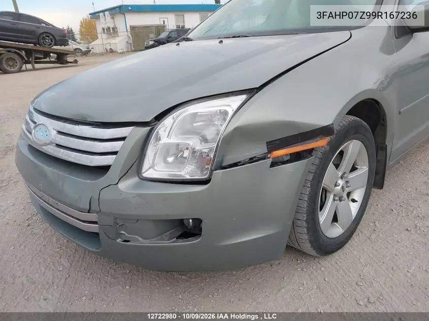 2009 FORD FUSION VIN 3FAHP07Z99R167236 — фото 6