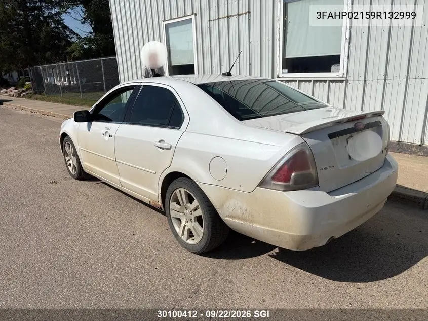 2009 FORD FUSION VIN 3FAHP02159R132999 — фото 3