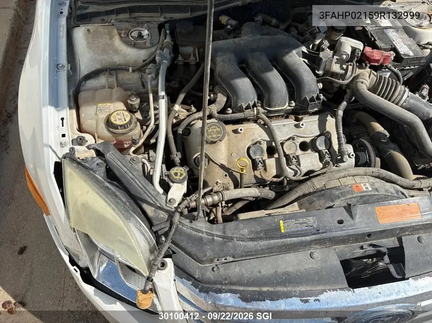 2009 FORD FUSION VIN 3FAHP02159R132999 — фото 5