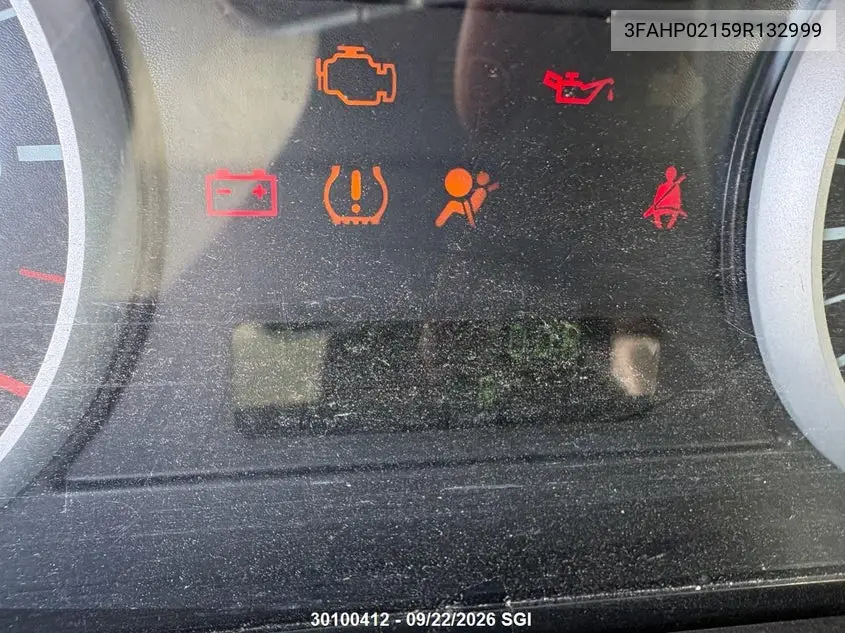 2009 FORD FUSION VIN 3FAHP02159R132999 — фото 6