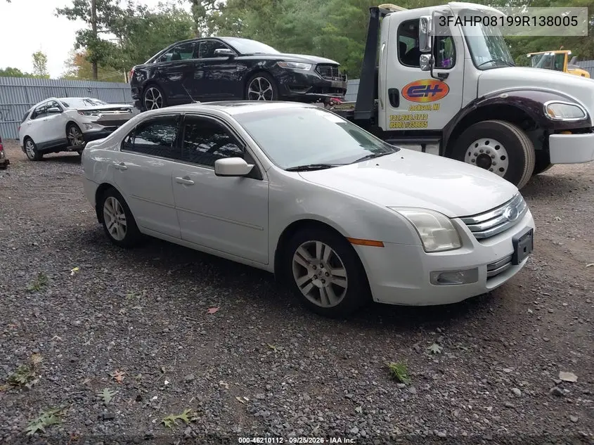 FORD FUSION 2009, VIN 3FAHP08199R138005