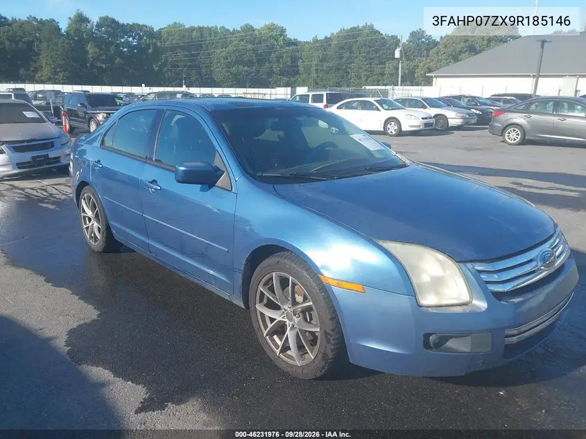 FORD FUSION 2009, VIN 3FAHP07ZX9R185146