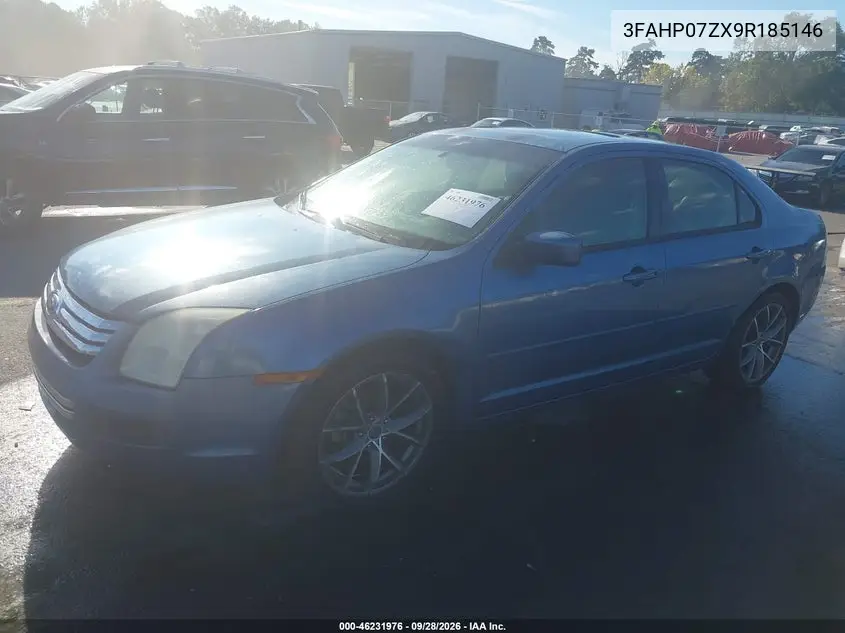 2009 FORD FUSION VIN 3FAHP07ZX9R185146 — фото 2