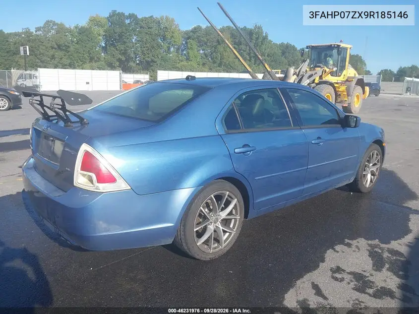 2009 FORD FUSION VIN 3FAHP07ZX9R185146 — фото 4