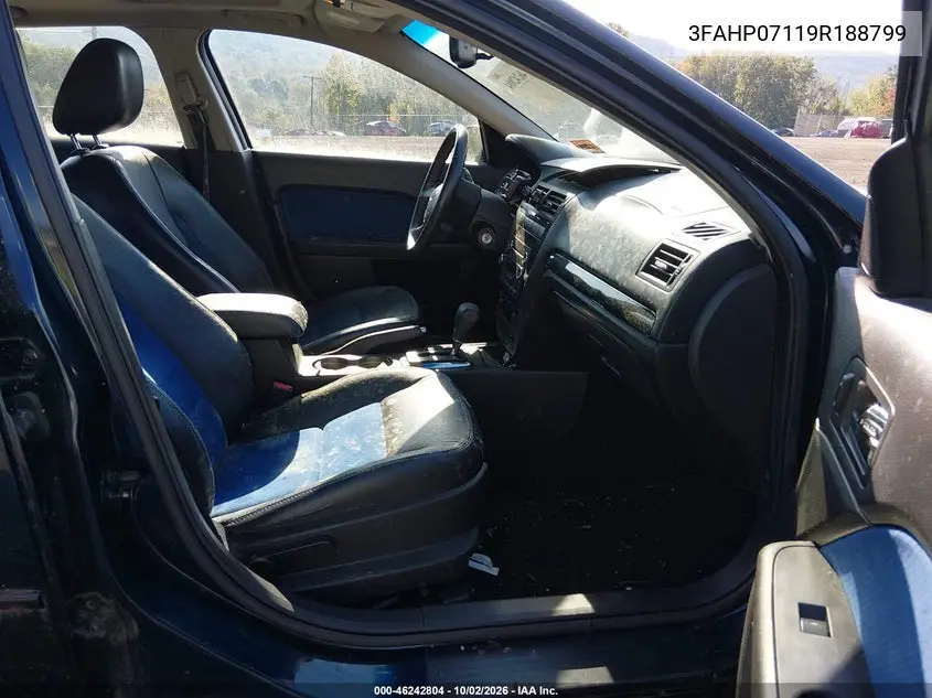 2009 FORD FUSION VIN 3FAHP07119R188799 — фото 5