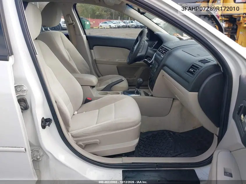 2009 FORD FUSION VIN 3FAHP07Z89R172010 — фото 5