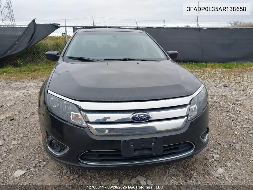 2010 FORD FUSION VIN 3FADP0L35AR138658 — фото 12
