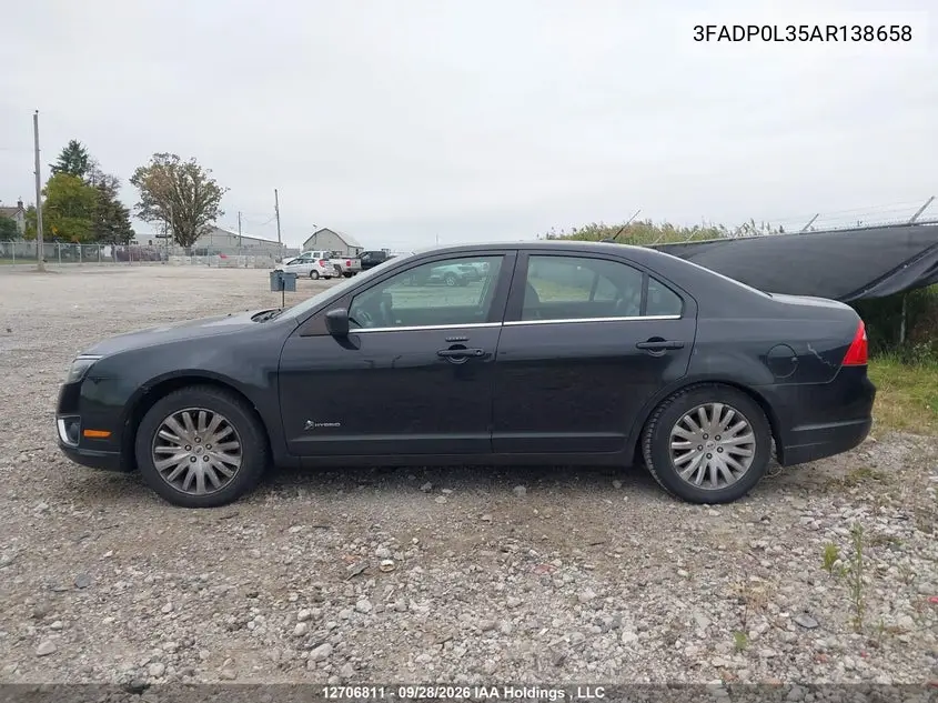 2010 FORD FUSION VIN 3FADP0L35AR138658 — фото 14