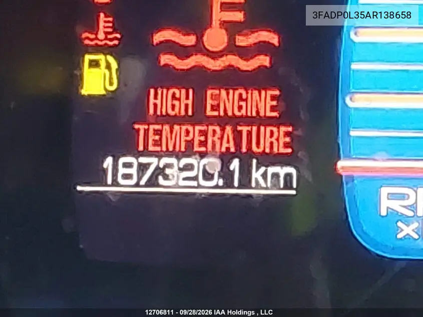 2010 FORD FUSION VIN 3FADP0L35AR138658 — фото 15