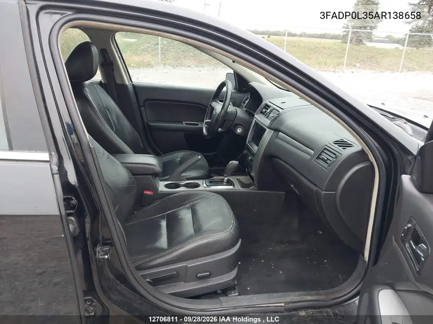 2010 FORD FUSION VIN 3FADP0L35AR138658 — фото 5