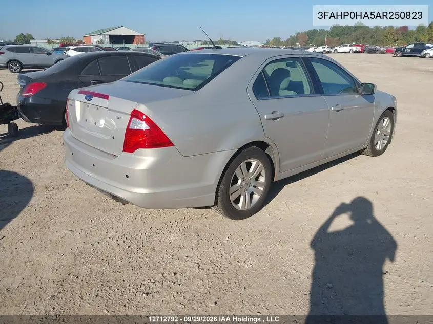2010 FORD FUSION VIN 3FAHP0HA5AR250823 — фото 4