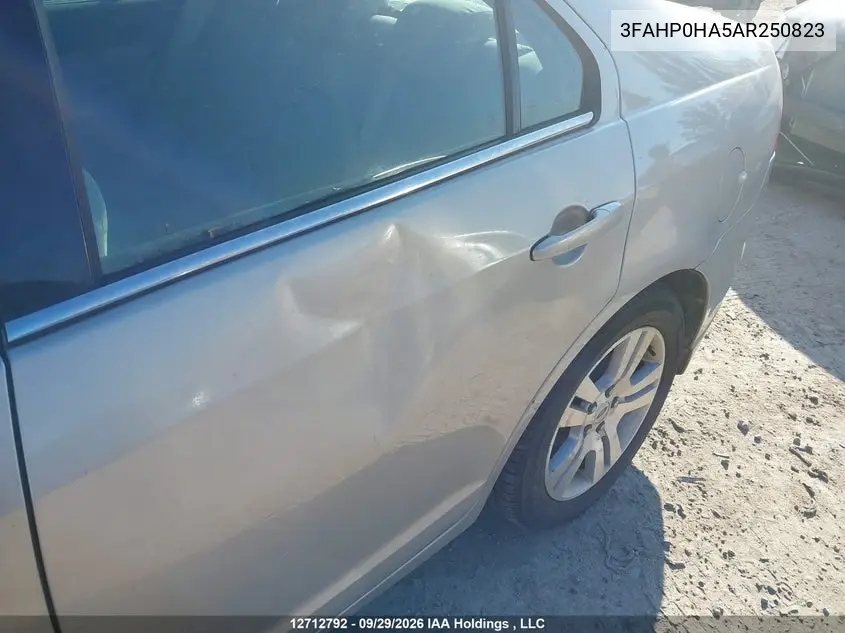 2010 FORD FUSION VIN 3FAHP0HA5AR250823 — фото 6